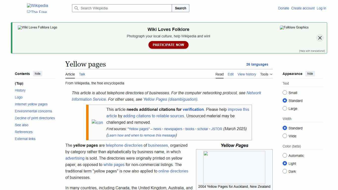 Yellow pages - Wikipedia